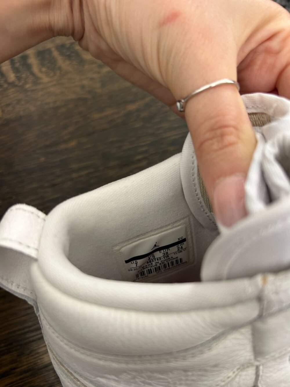 Air Jordan 1 High Zip AWOK Vogue Sail Women's 7 NEW - Picture 4 of 4